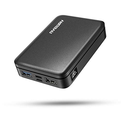 Product Cover Power Bank 10000mAh Portable Charger Battery Backup with Dual Output and Dual Input,Portable Phone Charger with LCD Screen,Compact External Battery for iPhone,Samsung Galaxy,ipad and More.