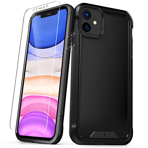 Product Cover ZIZO ION Series iPhone 11 Case - Military Grade Drop Tested with Tempered Glass Screen Protector - Matte Black
