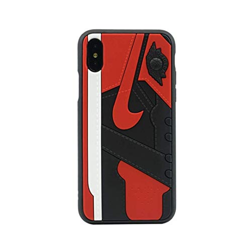 Product Cover iPhone Shoe Cell Phone Case Jordan 3D Textured Shock Absorbing Protective Drop Proof Sneaker Case (iPhone Xs Max)