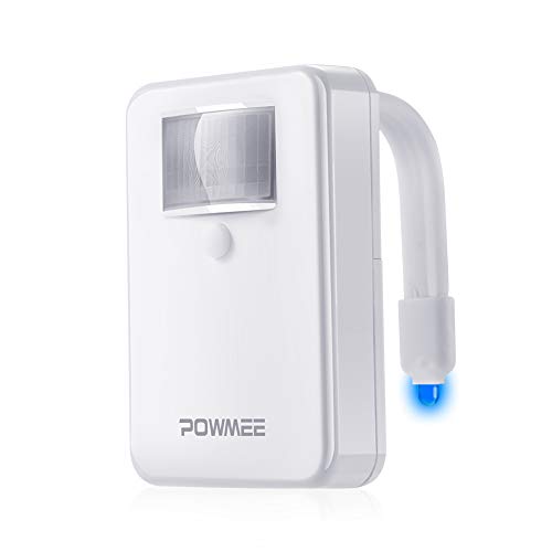 Product Cover POWMEE Toilet Night Light 16-Color Motion Sensor LED Toilet Night Light 5-Stage Dimmer Light Detection Better for Bathroom