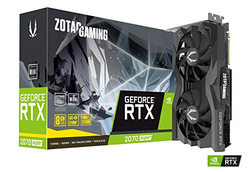 Product Cover ZOTAC Gaming GeForce RTX 2070 Super Mini 8GB GDDR6 256-Bit 14Gbps Gaming Graphics Card, IceStorm 2.0, Super Compact, Zt-T20710E-10M