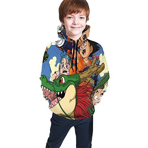 Product Cover XMZU Boy's Hoodie Dragon Ball Naruto 3D Print Pullover Hoodie Sweatshirt