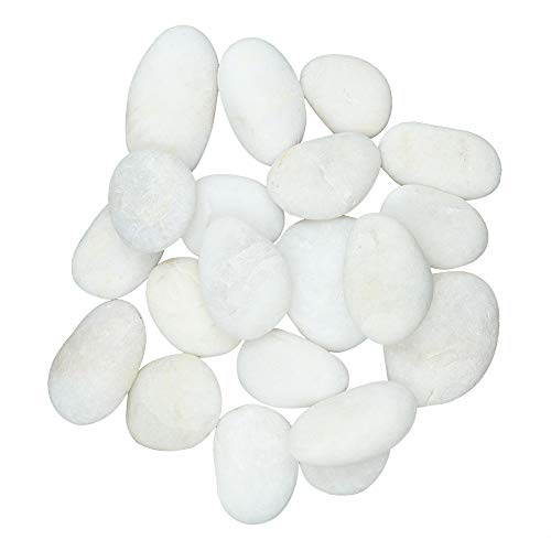 Product Cover White River Rocks for Painting - 20 Big Rocks, 2