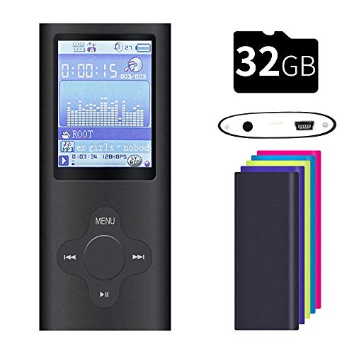 Product Cover G.G.Martinsen Black Versatile MP3/MP4 Player, Support Photo Viewer, Mini USB Port 1.8 LCD, Digital MP3 Player, MP4 Player, Video/Media/Music Player