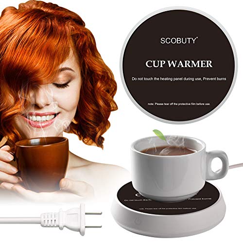 Product Cover Coffee Mug Warmer,Smart Coffee Warmer,Electric Beverage Warmer,Electric Beverage Warmer With Two Temperature Settings,Best Gift Idea, Office/Home Use Electric Cup Beverage Plate, Water,Milk
