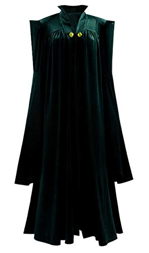 Product Cover Skycos Womens Witch Halloween Robe Cosplay Costume Wizard Sorceress Cloak Fancy Long Dress (XL, McGonagall)
