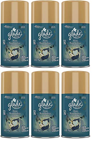 Product Cover Glade Automatic Spray Refill - Limited Edition - Winter Collection 2017 - Warm Flannel Embrace - Net Wt. 6.2 OZ (175 g) Per Refill Can (6 Pack)