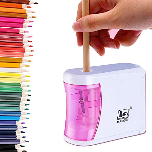 Product Cover Pencil Sharpener,Classroom Electric Pencil Sharpener,to Prevent Accidental Opening,Can Automatically Stop The Children's Electric Pencil Sharpener,Suitable for Students,Artists,Classrooms,Ofices