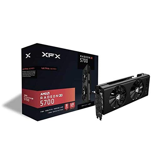 Product Cover XFX Rx 5700 8GB GDDR6 Dd Ultra w/Boost Up to 1750MHz 3xDP HDMI PCI Express 4.0 Graphics Card Rx-57XL8LBD6