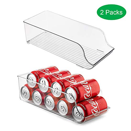 Product Cover AMOAYO Coke Holder for Fridge and Freezer Drink Storage Can Rack Organizer
