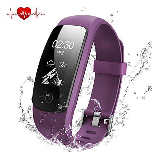 Product Cover runme Fitness Tracker with Heart Rate Monitor, Holiday Gift,Activity Tracker Smart Watch with Sleep Monitor, IP67 Water Resistant Walking Pedometer with Call/SMS Remind for iOS/Android