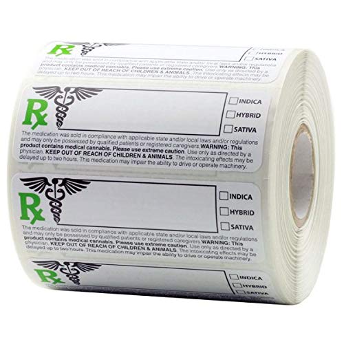 Product Cover Generic Medical Compliant Identification Labels - 1,000pc Sticker Roll - 3