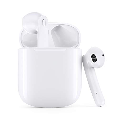 Product Cover Beben Bluetooth 5.0 True Wireless Earbuds with Charging Case for iPhone Android, 5H Continuous 30H Cyclic Playtime Waterproof TWS Stereo Headphones with mic, in-Ear Earphones Headset for Sport
