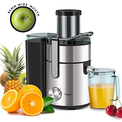 Product Cover Juicer, Bagotte Upgrade 1000W Juicer Machines, Easy Clean Juice Extractor 3.3