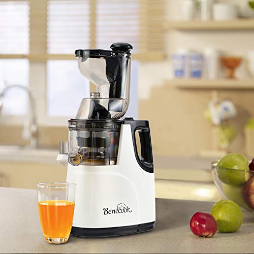 Product Cover Benecook Slow Masticating Juicer, Cold Press Juice Extractor with Quiet Motor and Reverse Function High Juice Yield, Easy to Clean