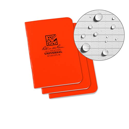 Product Cover Rite In The Rain Weatherproof Mini Stapled Notebook, 3.25