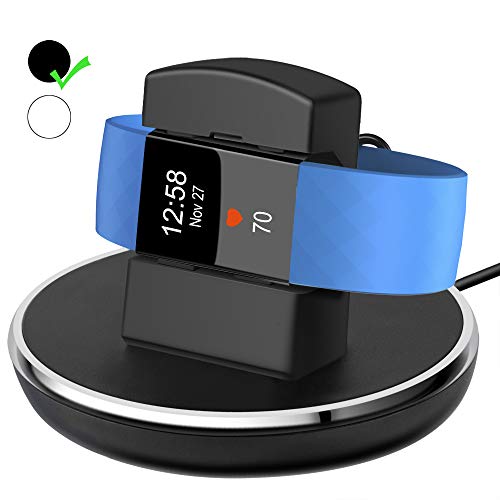 Product Cover EPULY for Fitbit Charge 3 Charger with Watch Bands, Charging Stand Dock with 3 ft Fast Charging Cable for Fitbit Charge 3