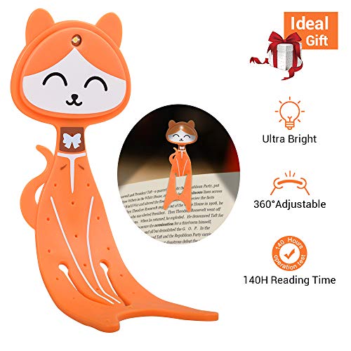 Product Cover Book Light for Reading in Bed at Night, Upgraded Longer Reading Time Book Lamp with Ultra Bright Clip on LED Night Reading Light, Double Use As Bookmark Ideal Gift for Christmas and Birthday