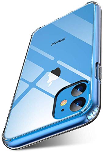 Product Cover Amozo iPhone 11 Cases and Covers | Transparent Waston Series PC+Soft TPU Anti Slip Case Cover with Camera Protection for iPhone 11 (6.1