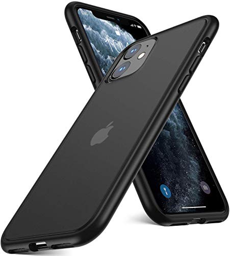 Product Cover Amozo iPhone 11 Cases and Covers | Elegant Series Anti Shock Series Matte Semi Transparent Anti Slip Case Cover with Camera and Screen Protection for iPhone 11 (6.1