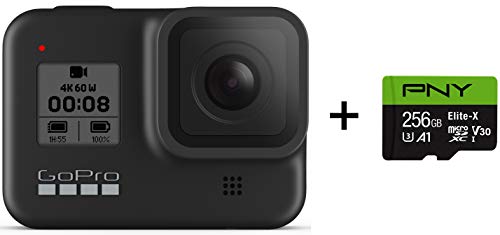Product Cover GoPro HERO8 Black + PNY Elite-X 256GB U3 microSDHC Card (Bundle)