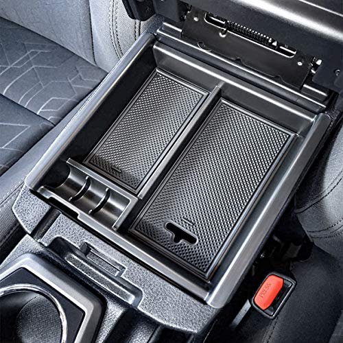 Product Cover anngrowy Compatible with 2016 2017 2018 2019 2020 Toyota Tacoma Armrest Organizer Tray, Insert ABS Materials Center Console Organizer Tray, Toyota Tacoma Accessories Interior, Glove Box Organizer