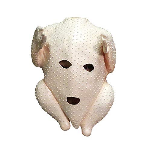Product Cover Latex Full Head Animal Turkey Chicken Mask Halloween Thanksgiving Party Carnival Raw Turkey Mask