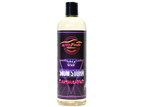 Product Cover AUTO FANATIC 007 Snow Storm CAR Shampoo | pH Neutral Self Cleaning Snow Foam | Intense Gloss & Instant Hydrophobic Water Beading | Touchless Wash Snow Foam | Ceramic Coating Safe