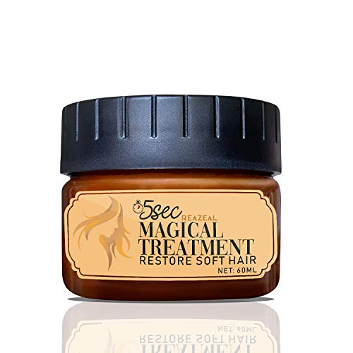 Product Cover Magical Hair Treatment Mask, 5 Seconds to Restore Soft Hair, Hair Roots Treatment, Deep Conditioner for Dry & Damaged Hair, Reazeal