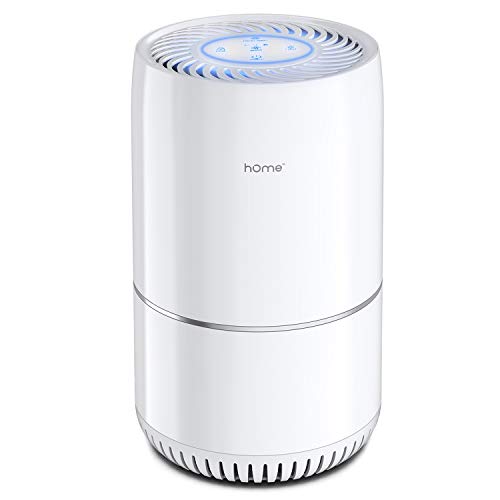 Product Cover hOmeLabs Air Purifier for Home, Bedroom or Office - True HEPA H13 Filter to Remove Allergens Such as Mold, Dust, Dander - Pet Smell and Smoke Odor Eliminator - Night Light and Child Lock Function