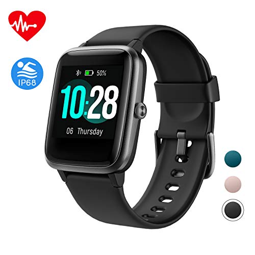 Product Cover Fitpolo Fitness Tracker Watch, Activity Tracker with 1.3'' Color Touch Screen, Heart Rate Monitor, Sleep Monitor, Calorie Counter, Pedometer, Waterproof Smart Watch for Men Women Kids(Black)