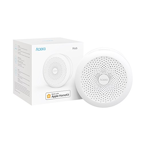Product Cover Aqara ZHWG11LM Hub, Wireless Smart Bridge for Alarm System, Home Automation, Remote Monitor and Control, Works with Apple HomeKit, Google Assistant, and Compatible with Alexa, White