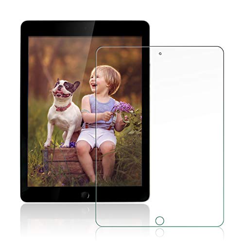 Product Cover [2 Pack] ZoneFoker New iPad 7th Generation Screen Protector (10.2-inch,2019 Releases), [Anti-Scratch][Easy Installation][Bubble Free] Tempered Glass for iPad 10.2 inch-7 Gen (Clear)