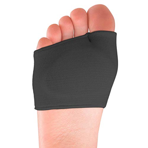 Product Cover Metatarsal Sleeve Pads,Ball of Foot Cushions with Soft Gel,Fabric Forefoot Compression Socks,Half Bunion Sleeves Great for Mortons Neuroma,Metatarsal and Forefoot Pain Relief,for Men and Women.