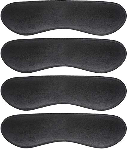 Product Cover Dr. Foot's Heel Grips Liner Insert for Shoes Too Big, Shoe Inserts Liners for Loose Shoes, Preventing Heel Slipping, Rubbing, Non-Slip (Black)