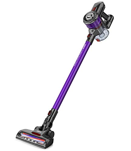 Product Cover Cordless Vacuum, ONSON Cordless Stick Vacuum Cleaner, 250W Powerful Cleaning Lightweight 2 in 1 Handheld Vacuum with Rechargeable Lithium Ion Battery