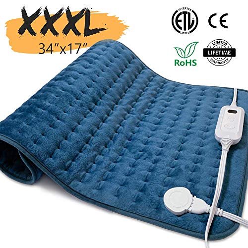 Product Cover Heating Pad Extra Large Electric Heating Pads for Back Pain Cramps Relief [34