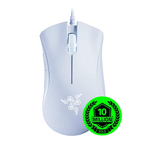 Product Cover Razer DeathAdder Essential Gaming Mouse: 6400 DPI Optical Sensor - 5 Programmable Buttons - Mechanical Switches - Rubber Side Grips - White