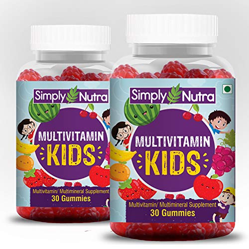 Product Cover Simply Nutra Multivitamin Gummies for Kids and Adults with All Essential Vitamins & Minerals (60)