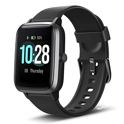 Product Cover Anbes Smart Watch, IP68 Waterproof Fitness Tracker with Heart Rate Monitor, Step Counter Sleep Tracker Watch, Smartwatch Compatible with iPhone and Android for Women Men