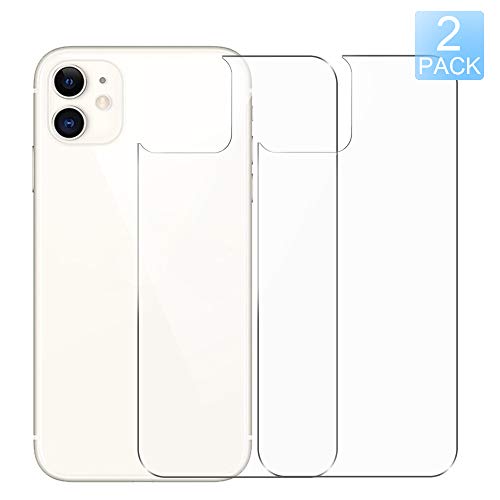Product Cover Conleke (2 Pack) Back Screen Protector for Apple iPhone 11 [Lifetime Replacements][Case Friendly] Thin Back Temper Glass Screen Protector Rear Film Compatible with iPhone 11(6.1in,2 Back,Thin)