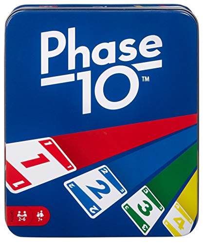 Product Cover Mattel Games: The Official Phase 10 Tin [Amazon Exclusive]