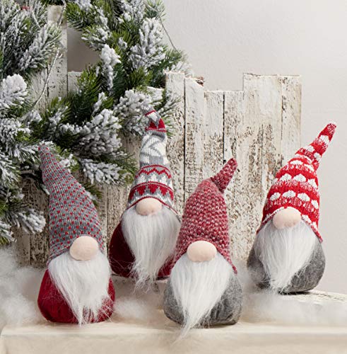 Product Cover HAUMENLY Scandinavian Christmas Gnome Plush, Swedish Tomte Ornament, Nordic Santa Holiday Gnome Home Decoration - Pack of 4