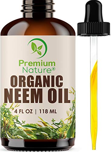 Product Cover Organic Neem Oil For Skin - Neem Oil for Hair Pure Neem Oil Cold Pressed Neem Oil Essential Neem Oil Organic