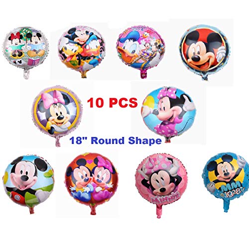 Product Cover 10 PCS Mickey Mouse Foil Balloons 18