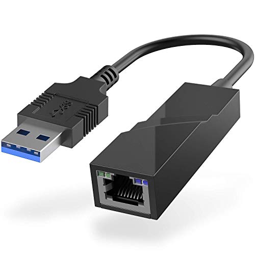 Product Cover USB 3.0 to Ethernet Adapter 10/100/1000 LAN Network Adapter for Windows 10, 8.1, 8, 7, XP,Vista, Linux, OS X/MAC OS, Chrome OS