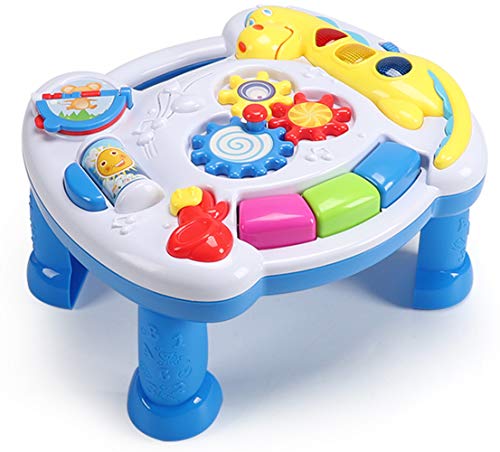 Product Cover YMDLY Toys Up- Early Education Activity Center Musical Learning Table Multiple Modes Game Toys Kids Toddler Infant Boys & Girls Toys for 1 2 3 Years Old Gifts