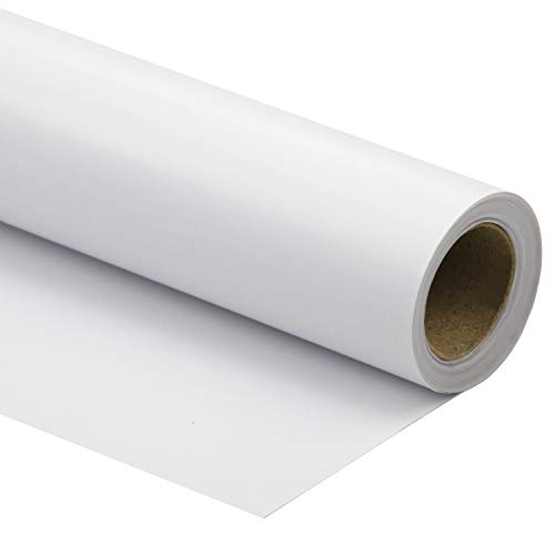 Product Cover RUSPEPA White Wrapping Paper Solid Color for Wedding, Birthday, Shower, Congrats, and Holiday Gifts - 30 Inch x 32.8 Feet