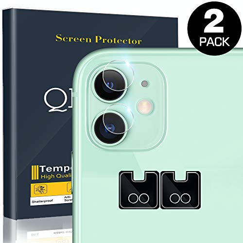Product Cover [2 Pack] QHOHQ Camera Lens Protector for iPhone 11(6.1
