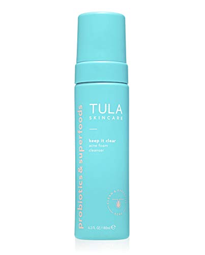 Product Cover TULA Probiotic Skin Care Keep It Clear Acne Foam Cleanser | Acne Treatment, Clear Up Acne, Prevent Breakouts & Brighten Marks, Contains Salicylic Acid and Probiotics | 6.3 fl. oz